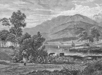 Mount Wellington, Tasmanië, Australië, uit 